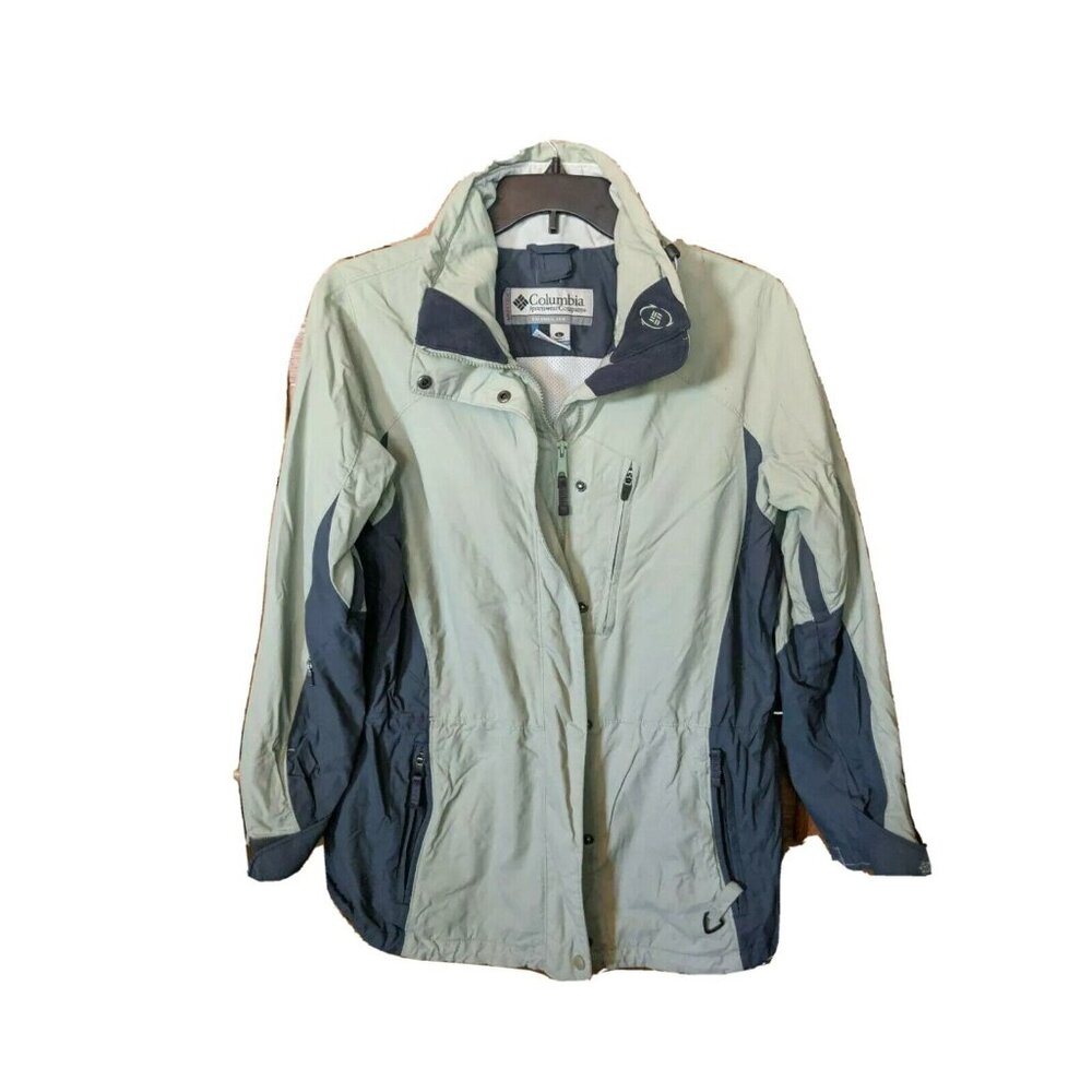 Columbia Sportswear Core Interchange Jacket Blue No Hood No Lining Coat Sz Large